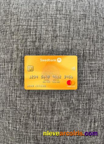 Lithuania Swedbank mastercard photolook